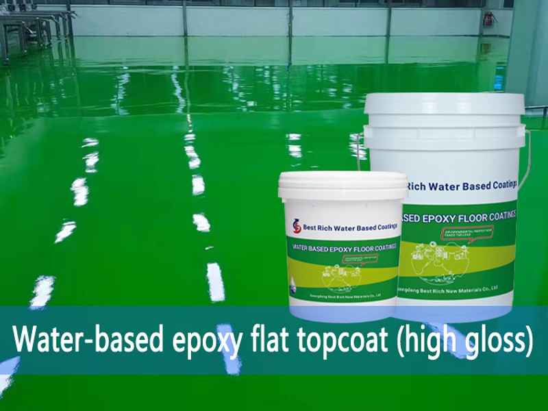 Water-based epoxy flat coating (high gloss)