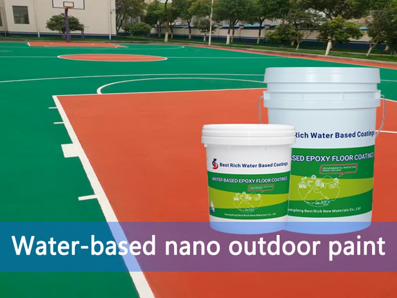 Water-based nano outdoor floor paint