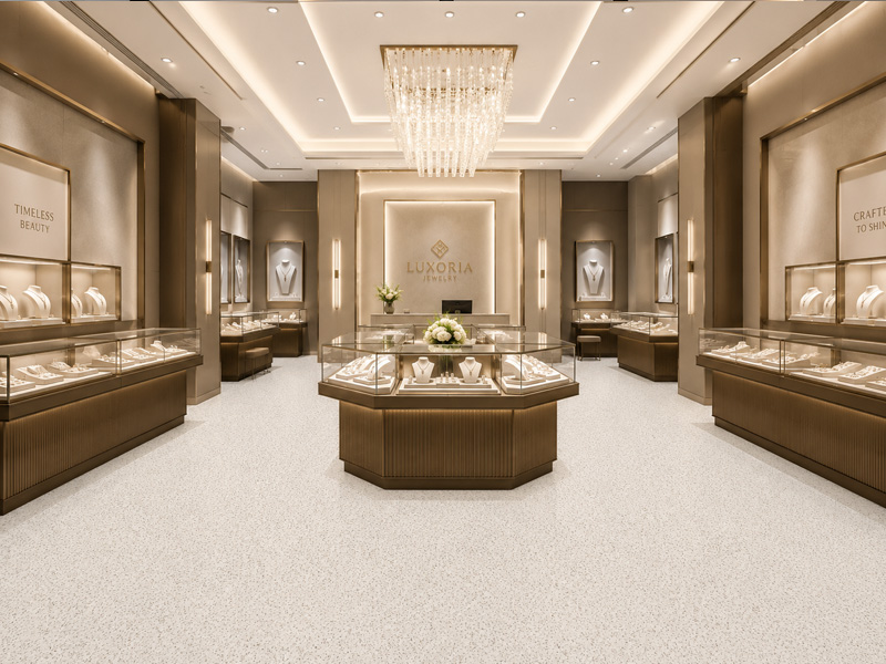 Water-Based Epoxy Color Sand Floor Paint for Luxury Jewelry Stores